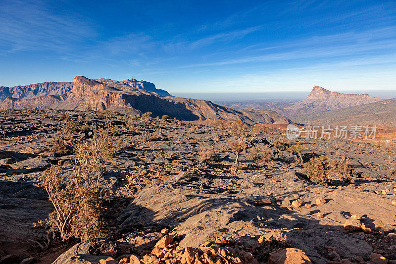 Al Hajar山脉的山峰